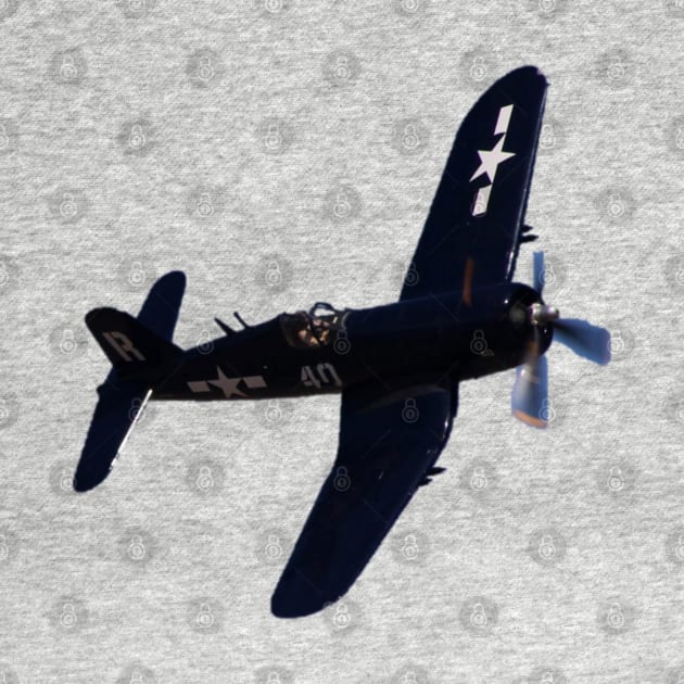 Vought F4U-7 Corsair no background by acefox1